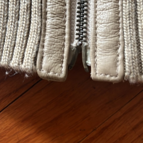 Rabbit fur bomber coat - Picture 6 of 10